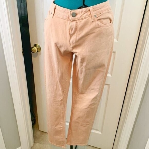 Paige Skyline Mid RiseAnkle Peg Skinny Jeans - Picture 3 of 12